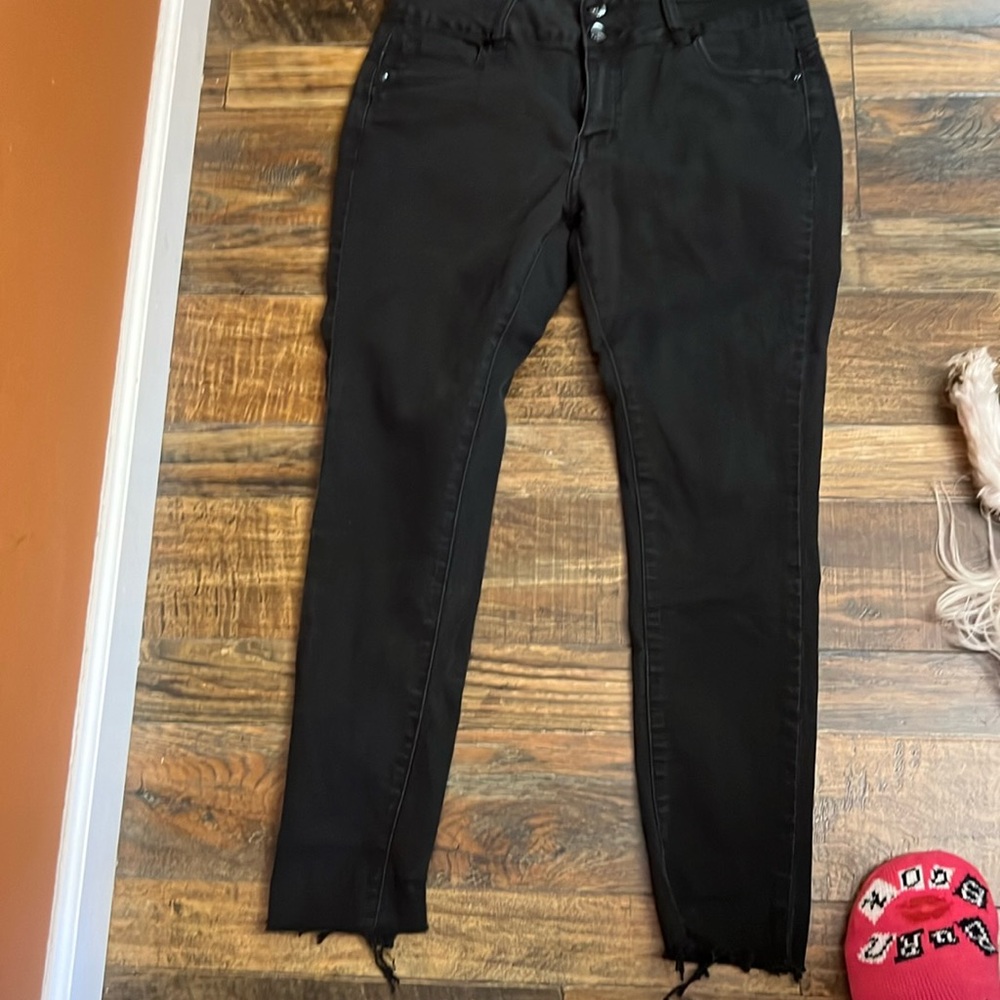 Size 15 black skinny jeans by Hailey made with love
